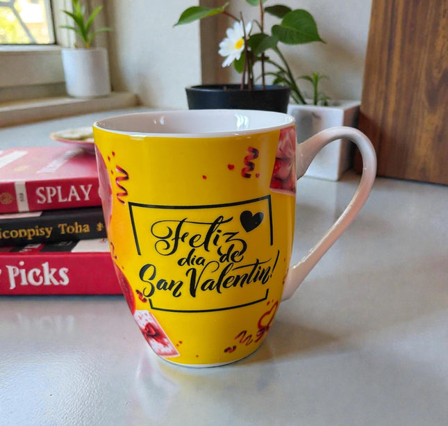 3 Taza "Feliz Día "  Ceramica $29 c/u