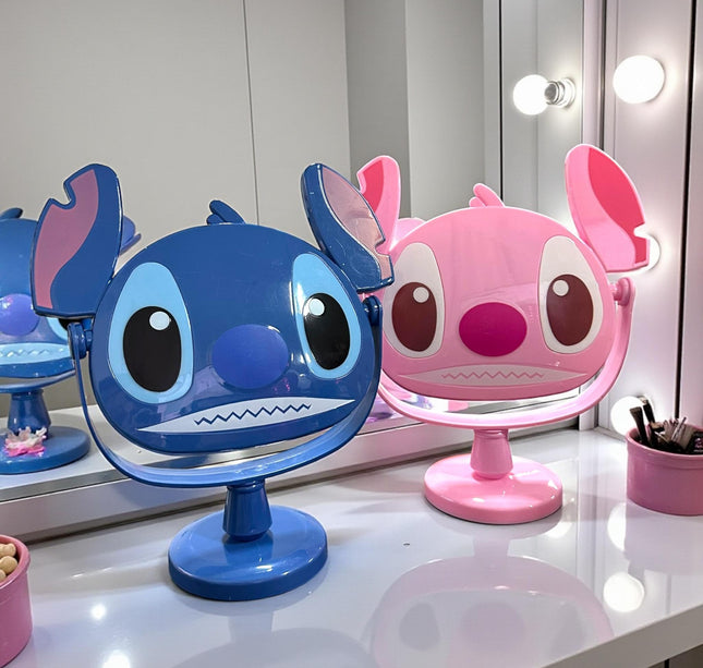 Espejo Stich Tocador Azul/Rosa