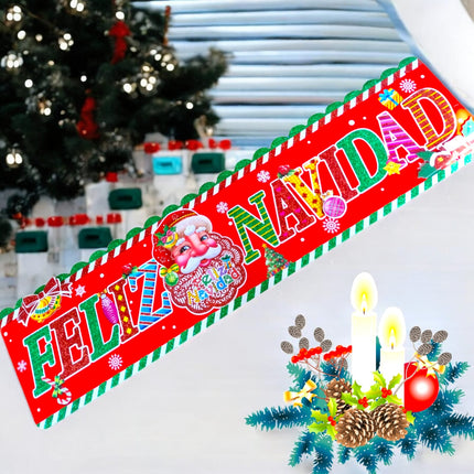 6 Letrero Feliz Navidad 80 centimetros $17.8 c/u