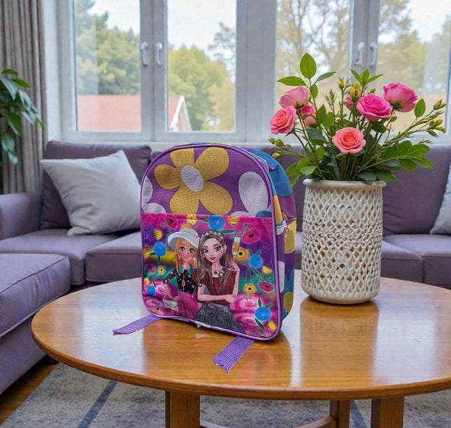 Mochila Infantil Estampada con Bolsa enfrente Niño/Niña 26cm*22cm*8cm