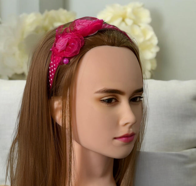 12 Diademas de Puntos Para Cabello $7.5 c/u