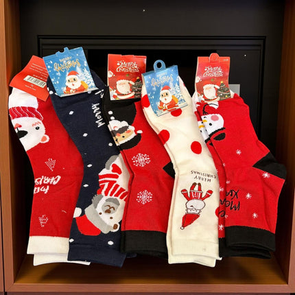 10 Calcetines Navideños Decorados $21.25 c/u