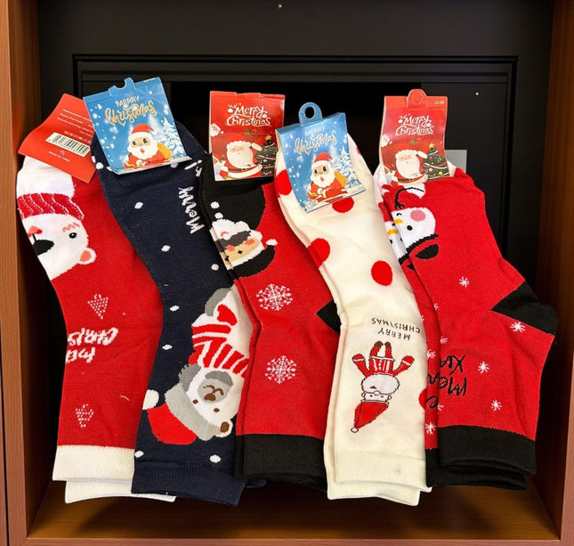 10 Calcetines Navideños Decorados $21.25 c/u