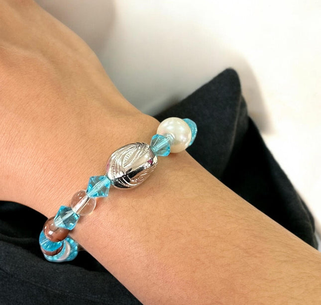 12 Pulseras Letras y Pedreria $3.9 c/u