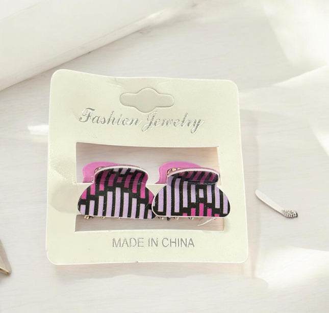 12 Dúos de Pincitas para cabello decoradas $5.5 c/u