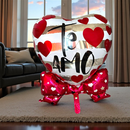 20 Globos Corazon Maxi "Te Amo" 35 Pulgadas $18 c/u