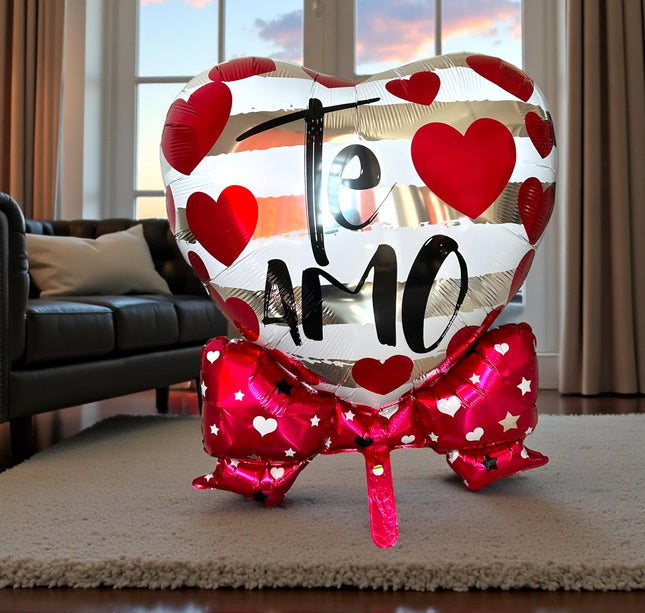 20 Globos Corazon Maxi "Te Amo" 35 Pulgadas $18 c/u