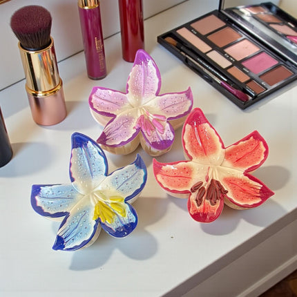 12 Pinzas para Cabello Flores Lindas $12.5 c/u