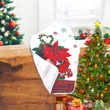 6 Mandil Estampado Navideño 70cm x 55cm $29 c/u