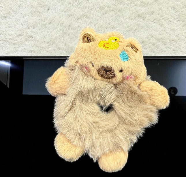 12 Scrunchies Capibaras Peluches $18 c/u