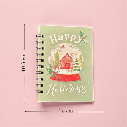 12 Libretitas Navideñas Santa con Lapicero $5.9 c/u