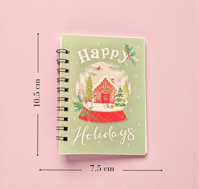 12 Libretitas Navideñas Santa con Lapicero $5.9 c/u