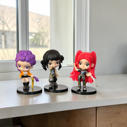 6 Figuras Guerreras K-Pop coleccionables $32 c/u