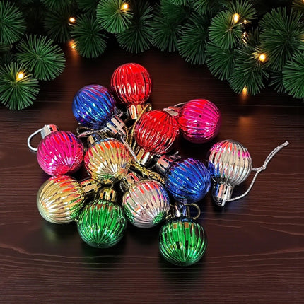 6 Sets de Esferas Ch Colores $12.9 c/u