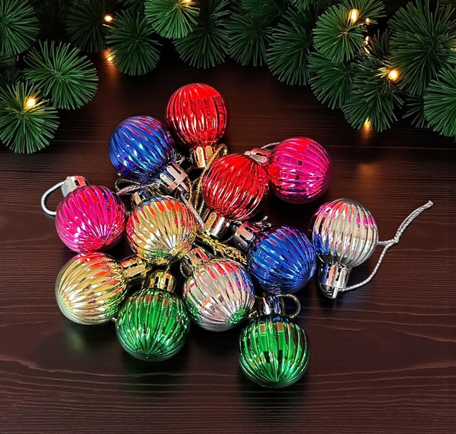 6 Sets de Esferas Ch Colores $12.9 c/u