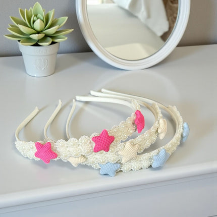 OFERTA!!! 12 Diademas Decoradas Perlas (Modelo Variado) de $9.75 A SOLO $7.42 C/U
