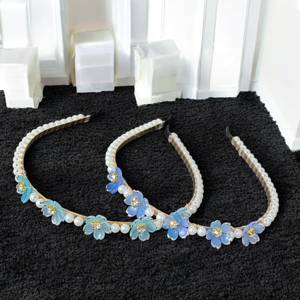 12 Diademas Premium Perlas y Flores $11.5 c/u