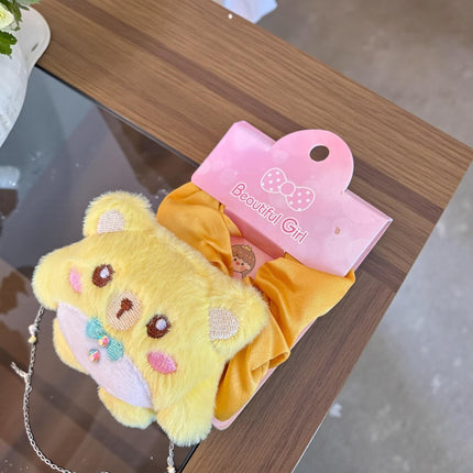 12 Scrunchies Peluche Ositos $17 c/u