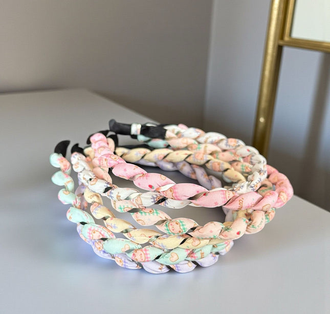 12 Diademas Trenzadas Diseños Hermosos $8.96 c/u