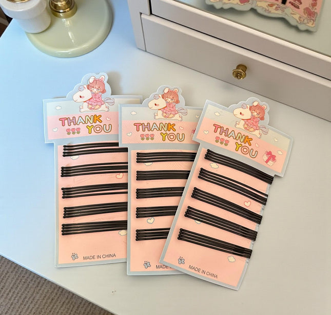 12 Sets 20 Pasadores Negros para Cabello $5.5 c/u