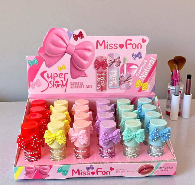 24 Gloss con Brillos "Super Shiny" $13 c/u