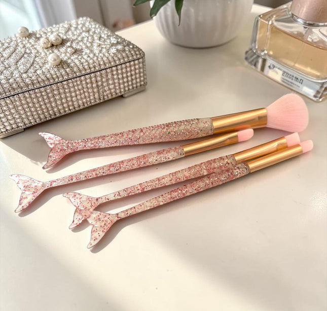 12 Sets De 4 Brochas Sirena Confetti $13.5 c/u