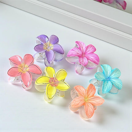 12 Pinzas Flores Hawainas  Centro $9.9 c/u