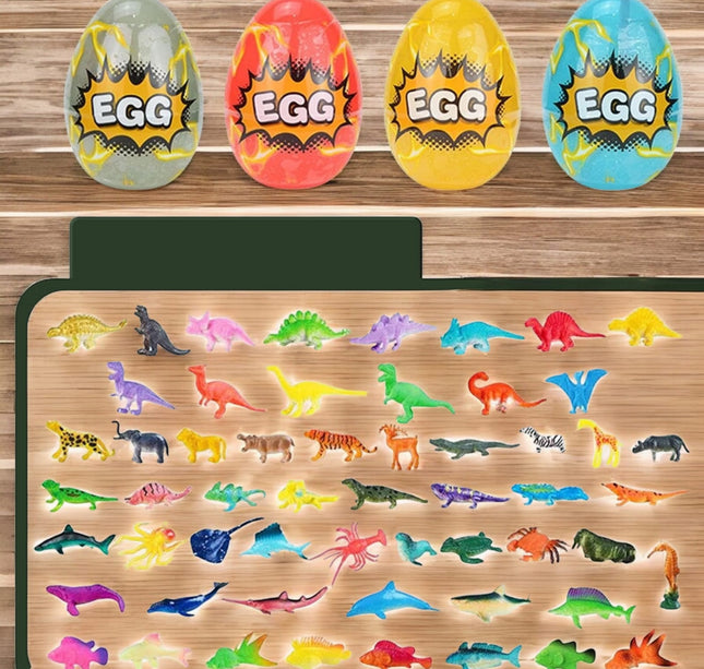 Huevos de Dinosaurio Juguete dispensador 12 Piezas