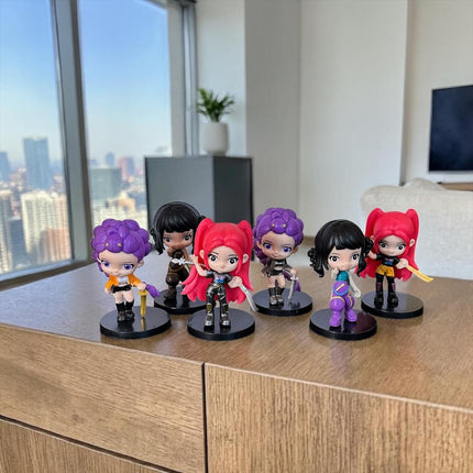 6 Figuras Guerreras K-Pop coleccionables $32 c/u