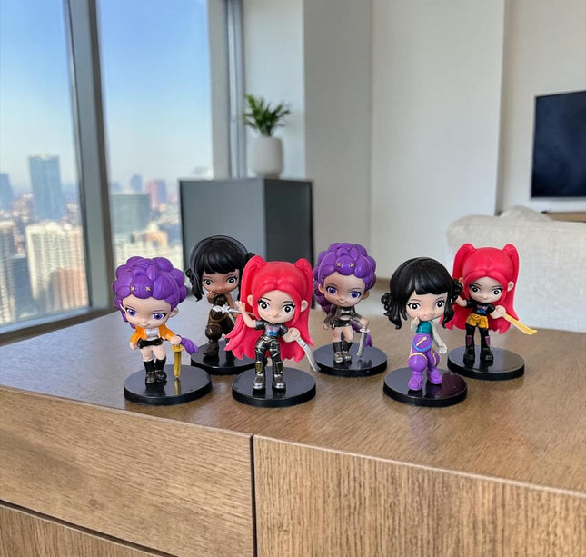 3 Figuras Guerreras K-Pop coleccionables $32 c/u