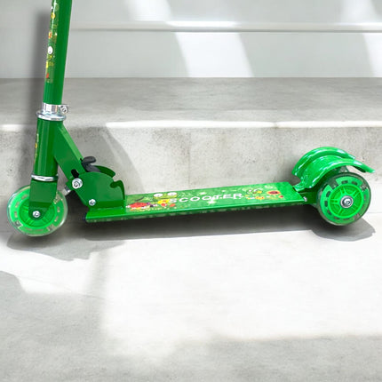 Scooter Patin Diablo Plegable Ajustable Para Niños de 3-6 años