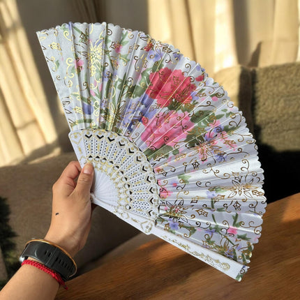 12 Abanicos Colores Decorados $15. c/u