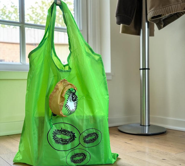 12 Bolsas con Funda Animalitos, Reulizable de Bolsillo 50cm*37cm $20 c/u