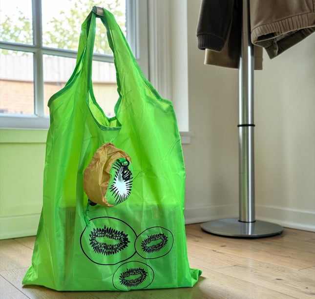 12 Bolsas con Funda Animalitos, Reulizable de Bolsillo 50cm*37cm $20 c/u