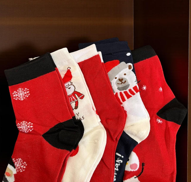 10 Calcetines Navideños Decorados $21.25 c/u