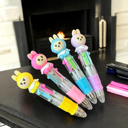 36 Lapiceros Multitintas Labubus Ch $8 c/u