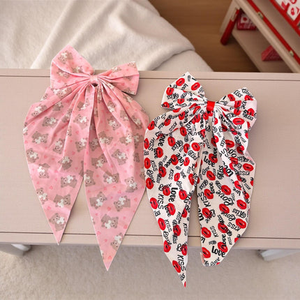 12 Moños Coquette "San Valentin" $9 c/u