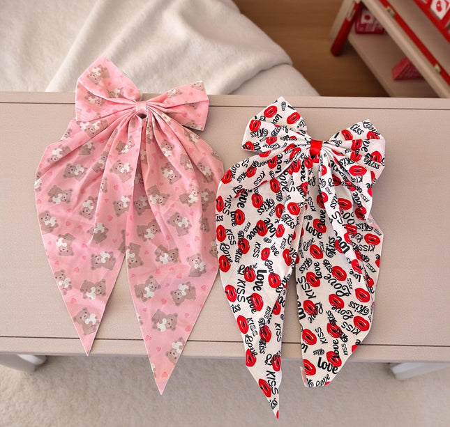 12 Moños Coquette "San Valentin" $9 c/u