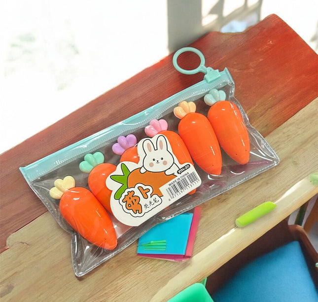 6 Sets 6 Marcatextos Zanahoria $31 c/u