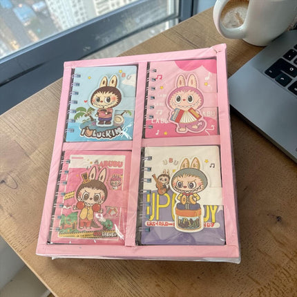 24 Libretas 3D Sanrio/Sticht/Capibara/Labubu $11 c/u