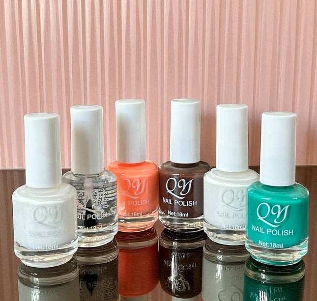 24 Esmaltes para uñas Fashion Color $11.5 c/u