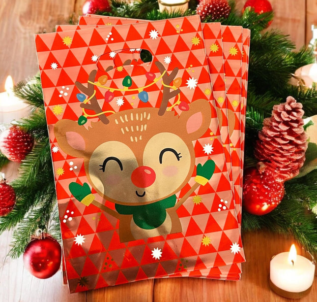 10 Bolsas/Dulceros Navidad $1.9 c/u
