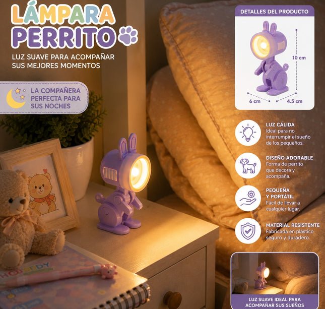 25 Lampara de Escritorio Mini Perrito $5.9 c/u