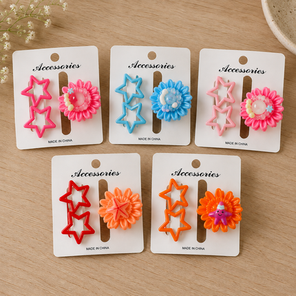 12 Sets de Cucas Estrella y Pinza "Mar"  $7.5 c/u