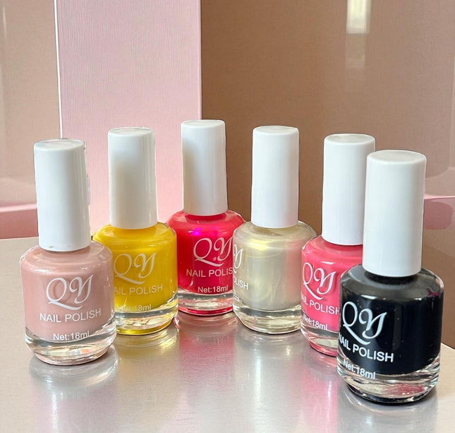 24 Esmaltes para uñas Fashion Color $11.5 c/u