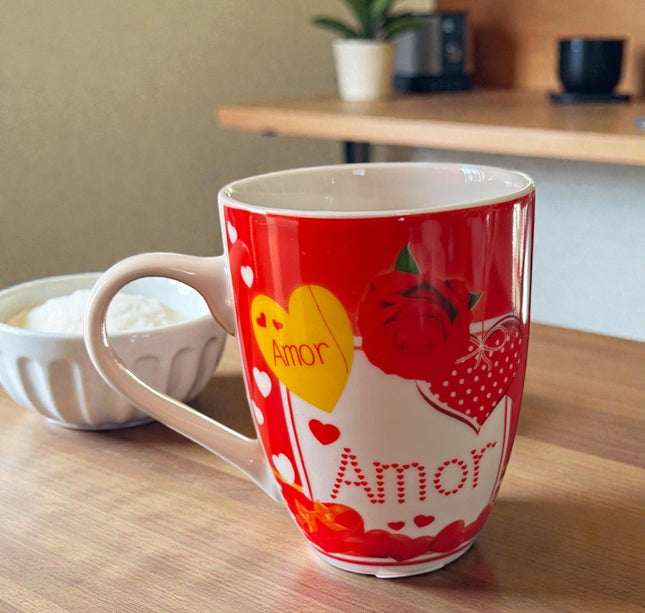 3 Taza San Valentin Amor "San Valentin" Rosa $29 c/u
