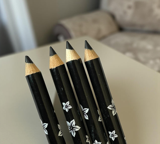 12 Lapiz Delineador para Ojos Negro $4.8 c/u