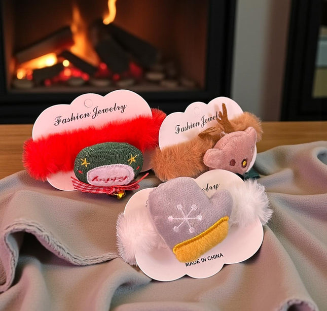 12 Scrunchie Dona Navideña $7.5 c/u