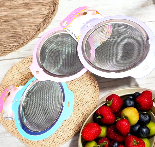 6 Coladores Grande de metal $27 c/u