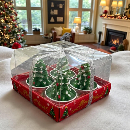 Sets 4 Velas Navideñas